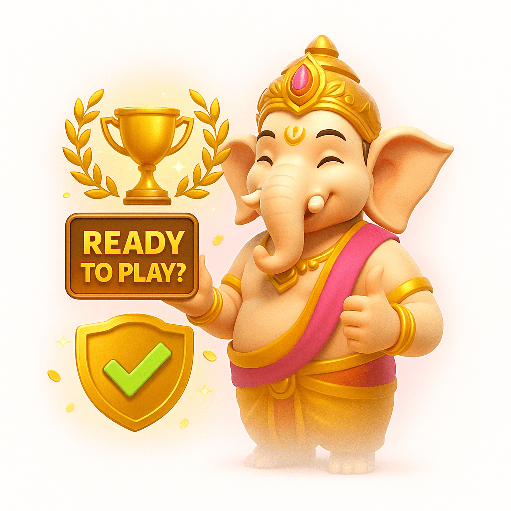 Ganesha recommending top casino platforms
