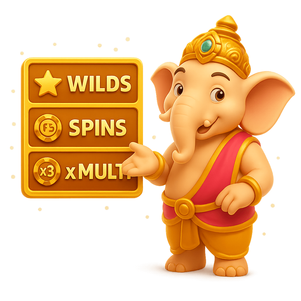 Ganesha Fortune slot bonus features