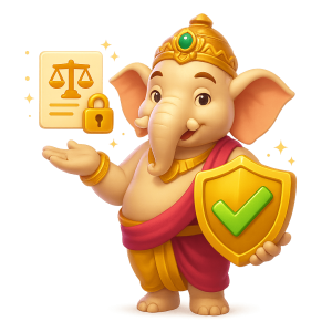 Security and legal compliance shield visual